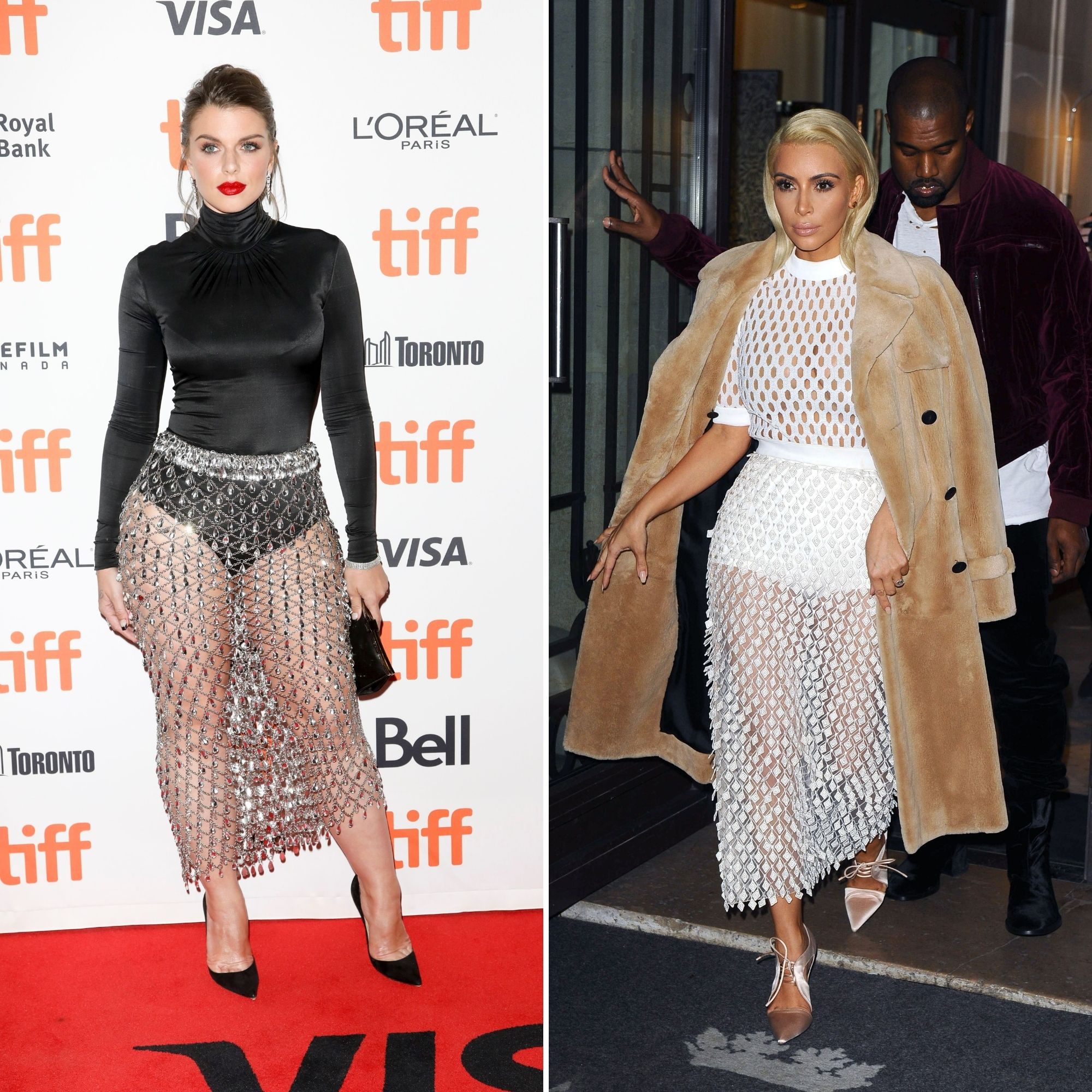 Julia Fox Seemingly Reacts To Critcism Suggesting She's A Fashion Copycat  Of Kim Kardashian