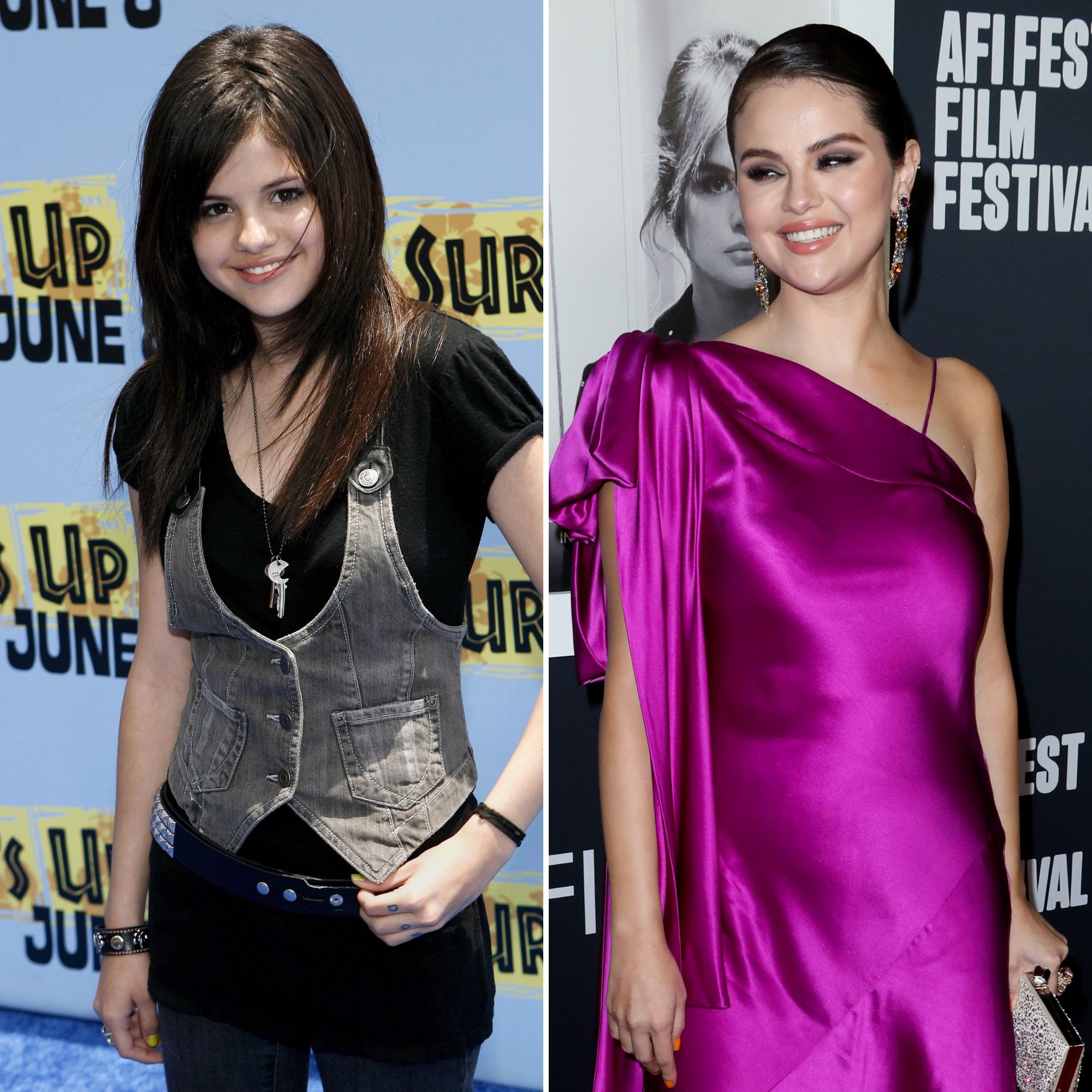 Demi Lovato Selena Gomez Real Porn - Selena Gomez Transformation: Photos of Her Then and Now