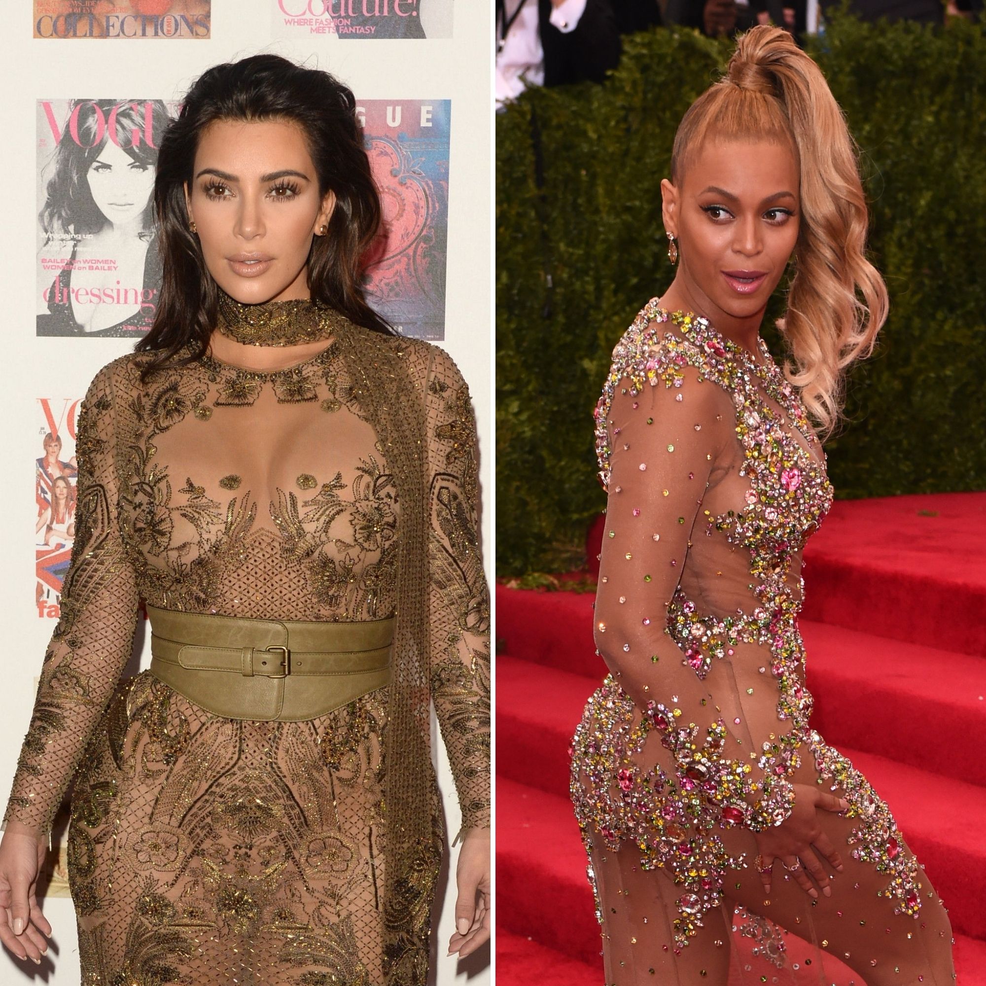 Celebrities Wearing Sheer, See-Through Outfits: Photos