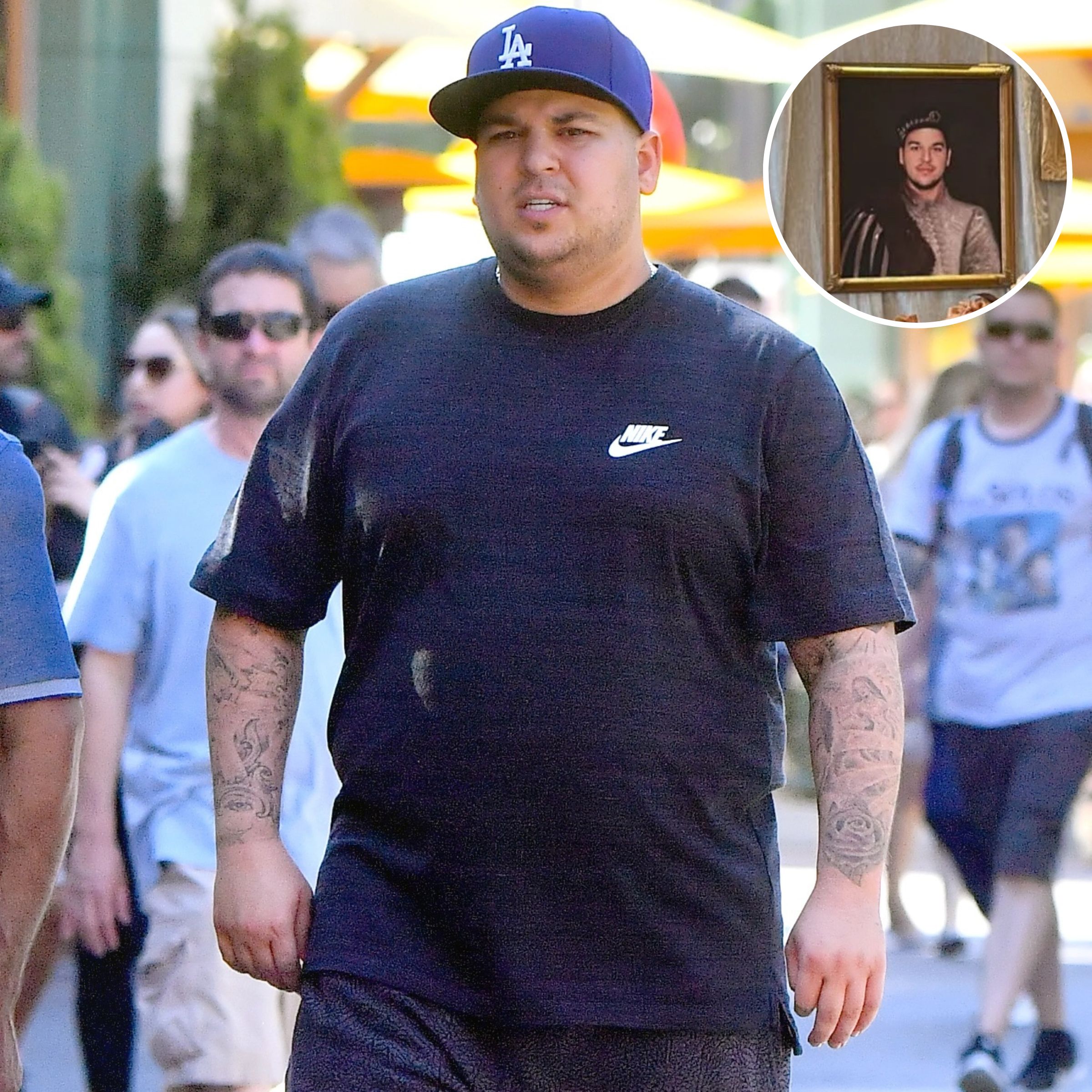 Rob kardashian deals new look