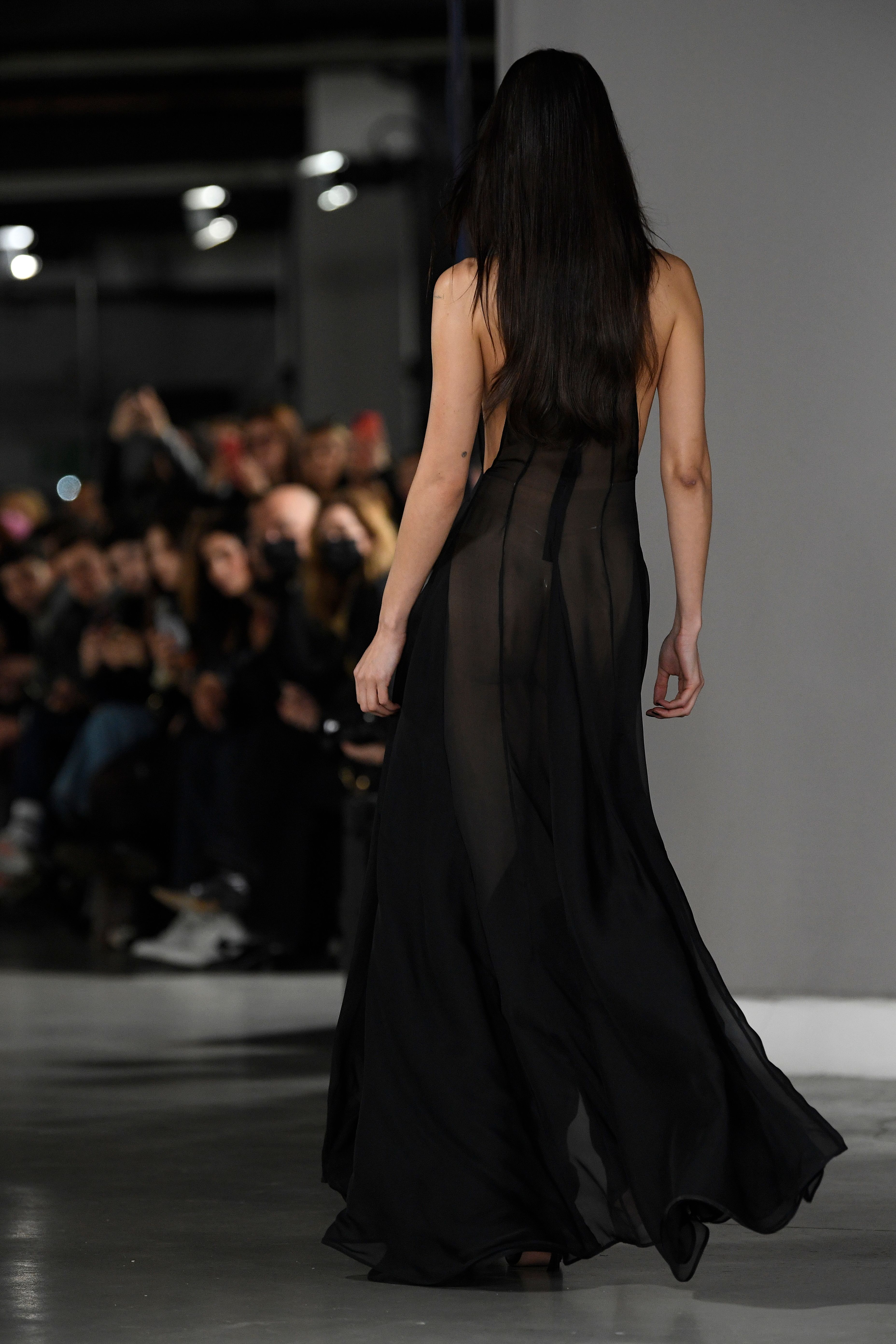Bella Hadid Bares All in See-Through Dresses at Paris Fashion Week