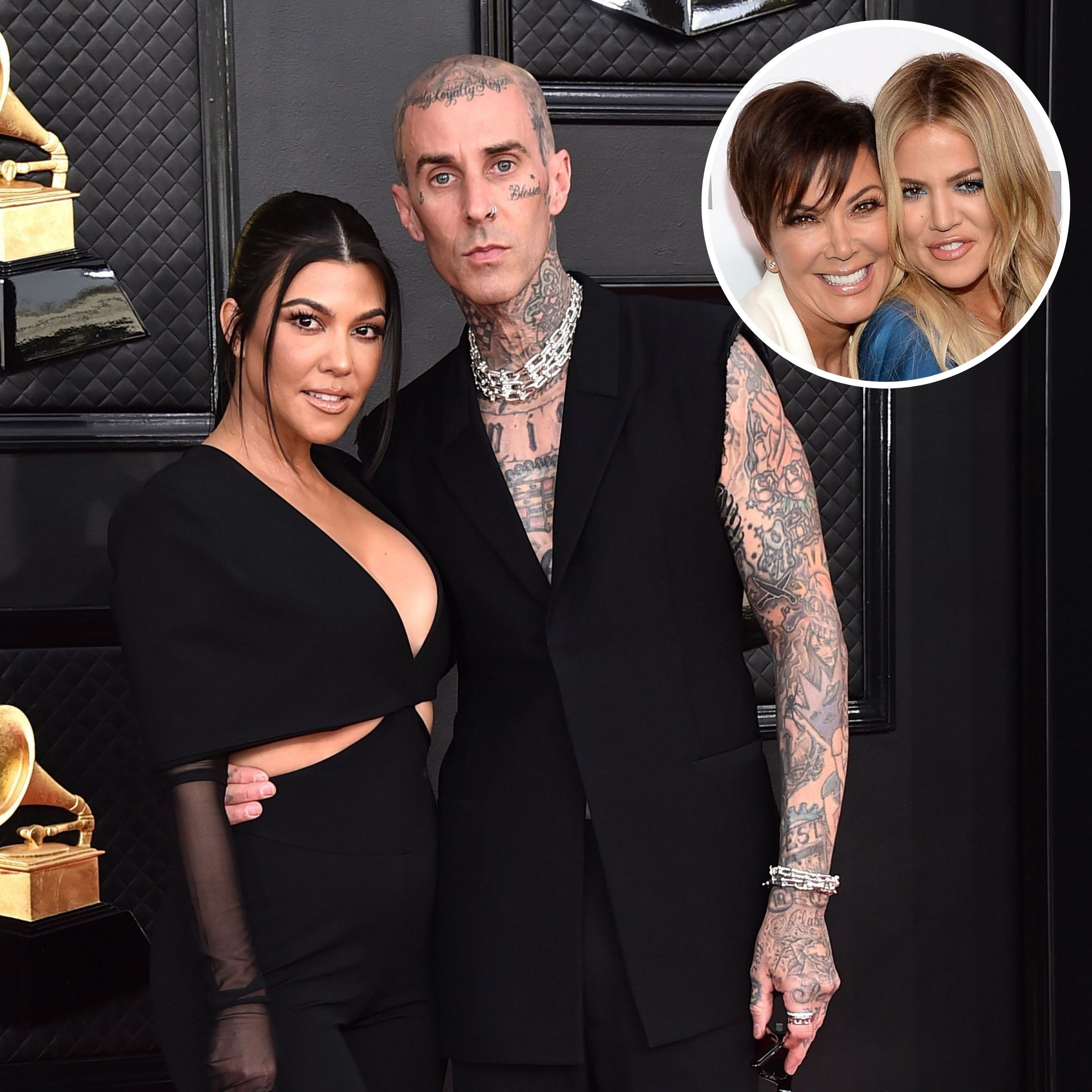 Travis Barker Tells Kris Khloe His Plans to Propose to Kourtney