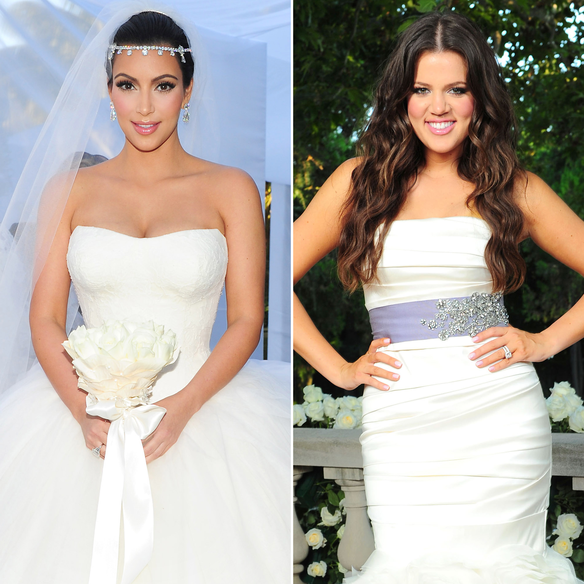 wedding dress khloe kardashian