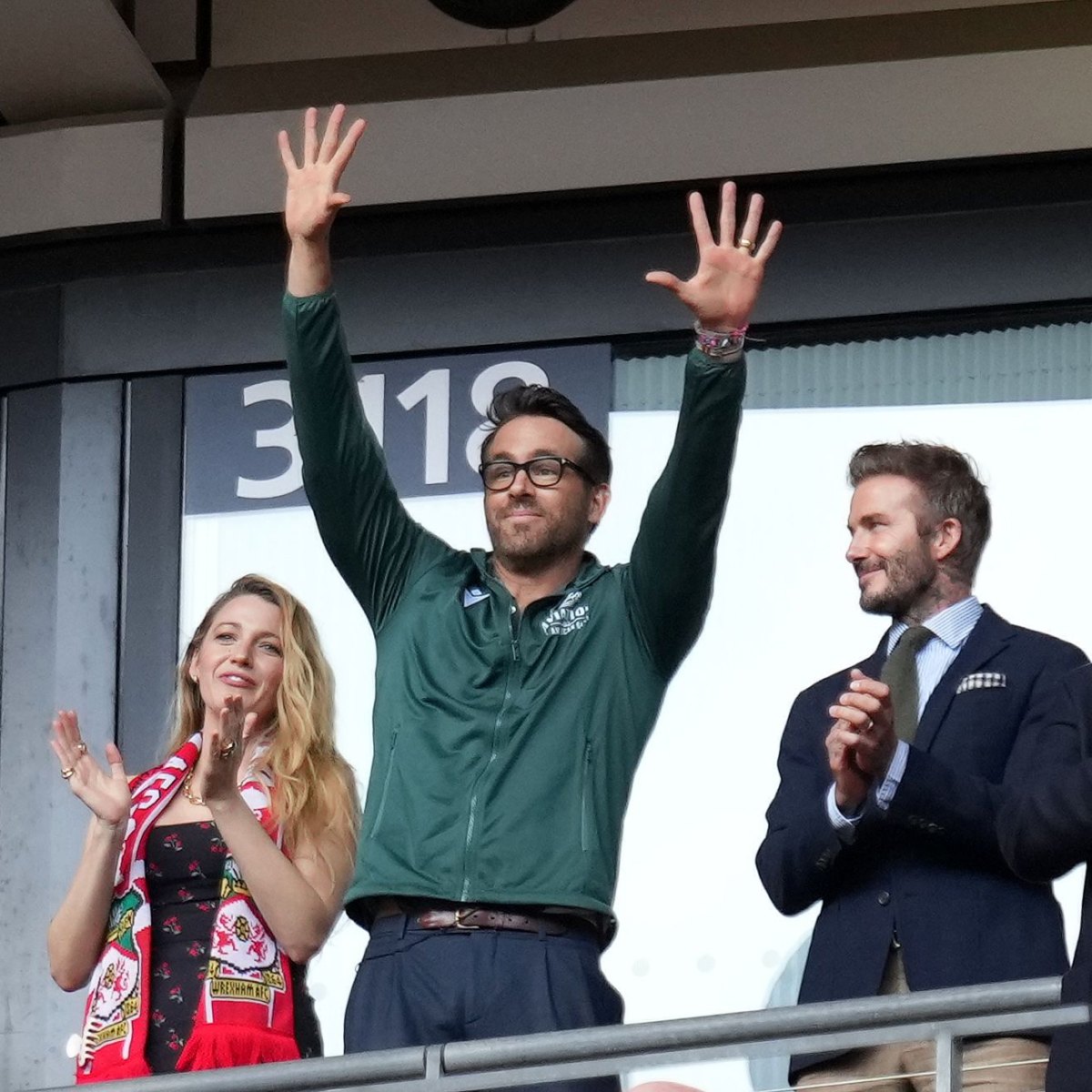 Ryan Reynolds, Blake Lively Attend Wrexham AFC Game in London