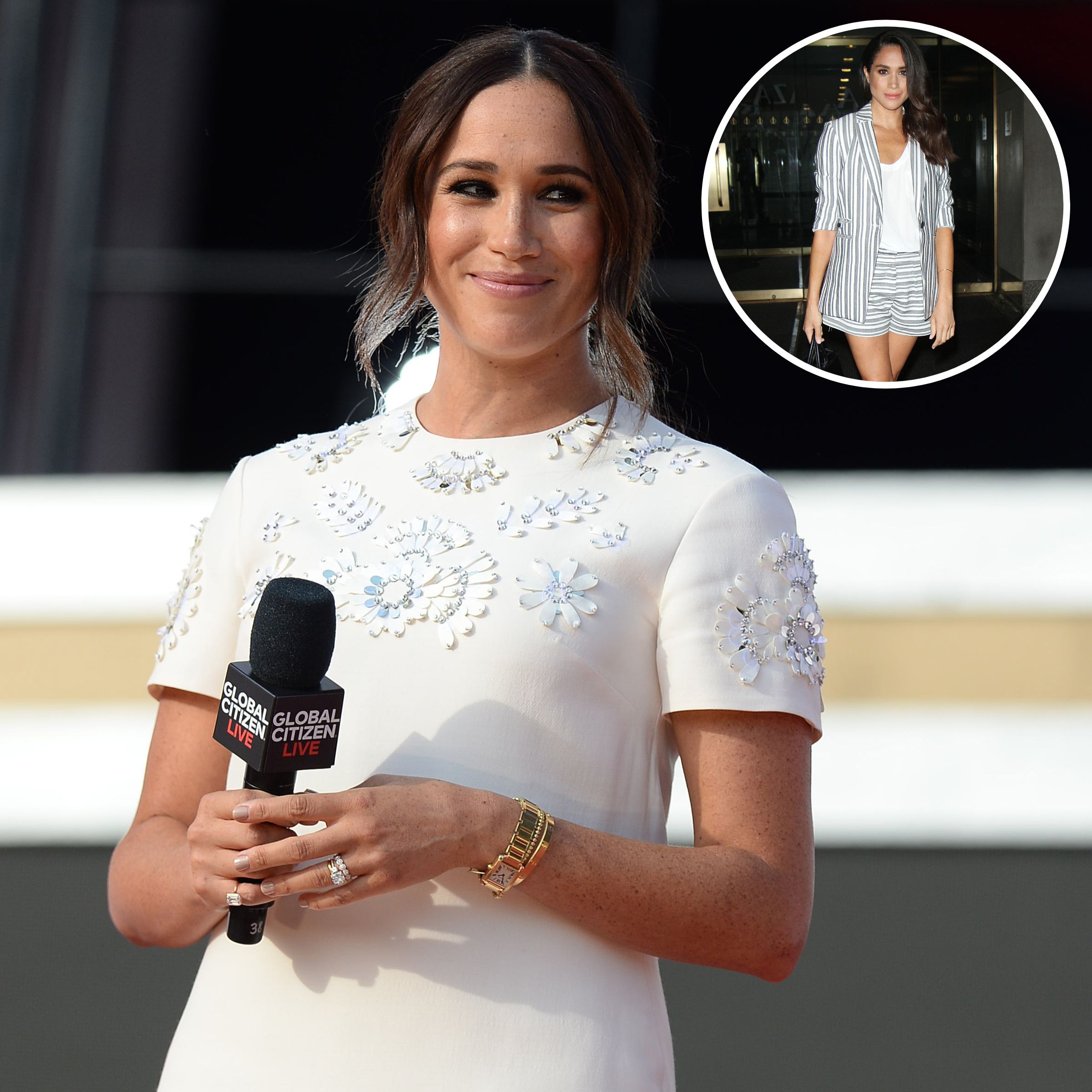 Meghan Markle Wearing Shorts: Photos Showing Off Her Legs | Life & Style