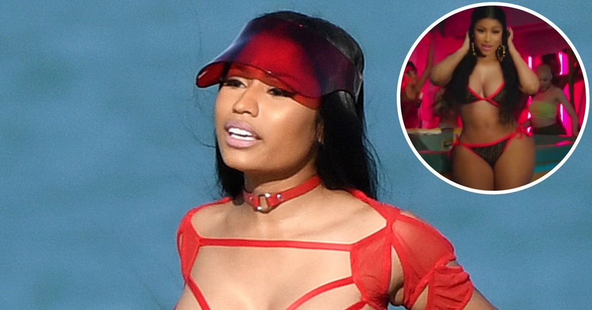 Megnutt Bra, Nicki Minaj has posted a lot of risqué photos on social media  in the past.