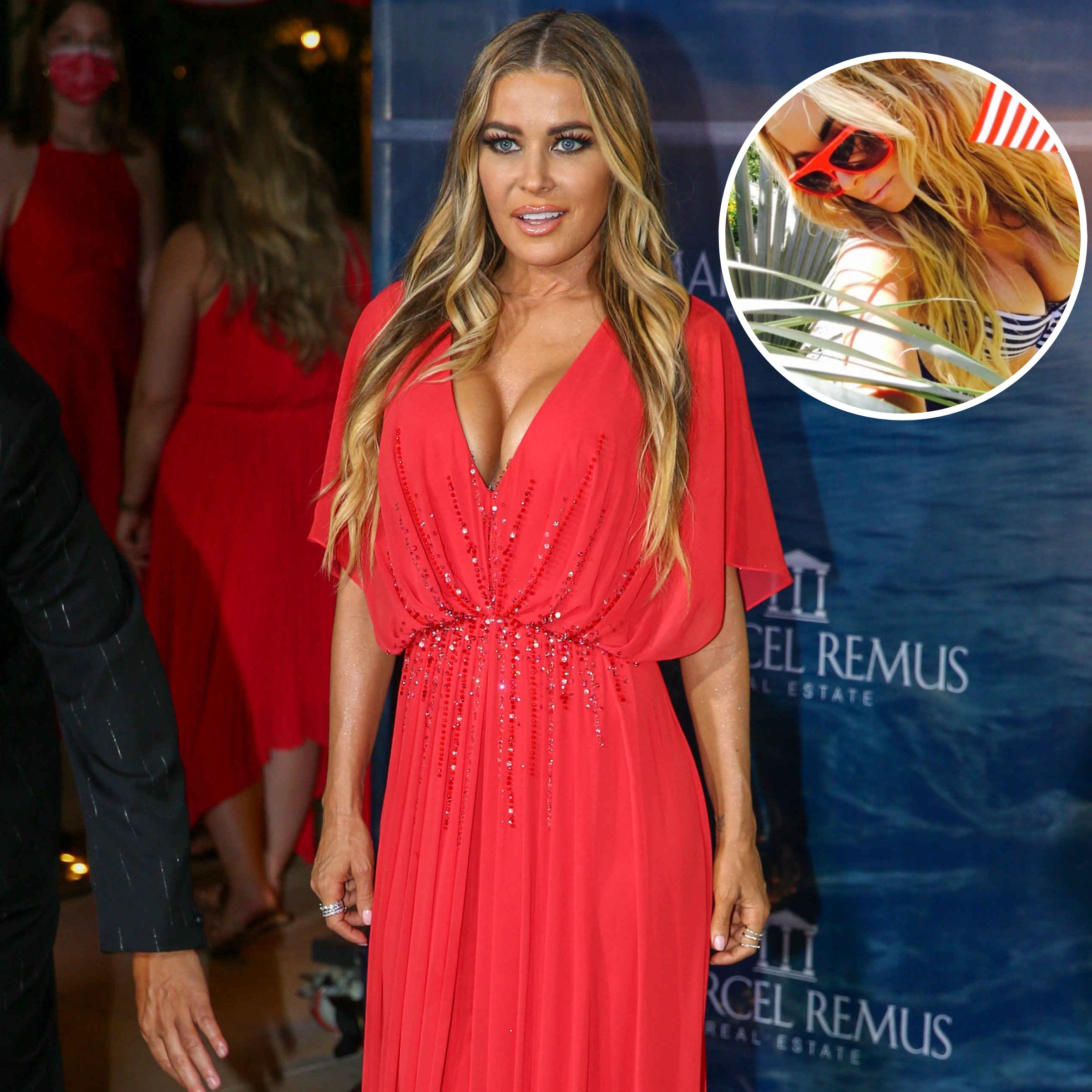 How does she do it? Carmen Electra looks stunning as she appears