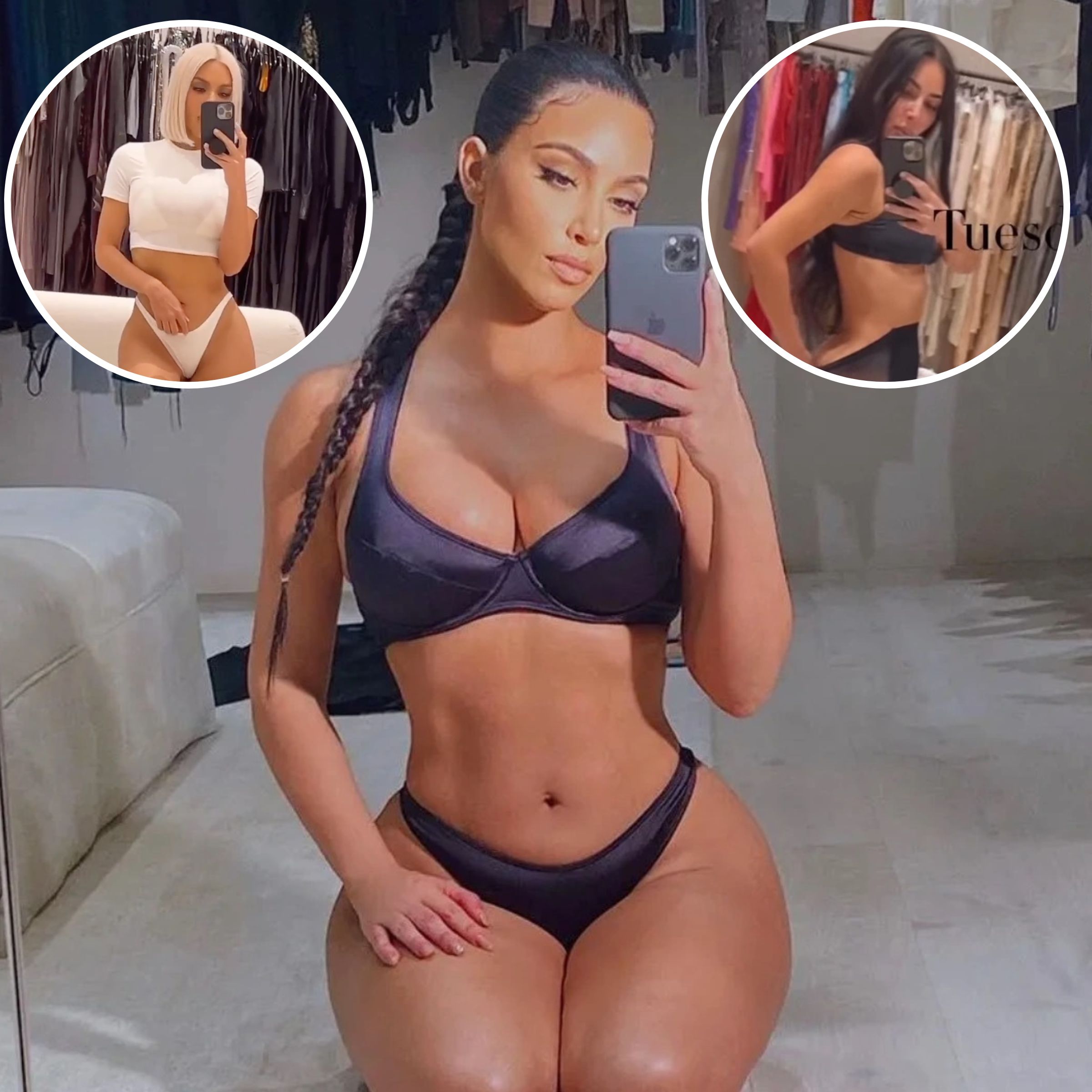 Kim Kardashian Shared a Bikini Selfie From Her Massive Closet