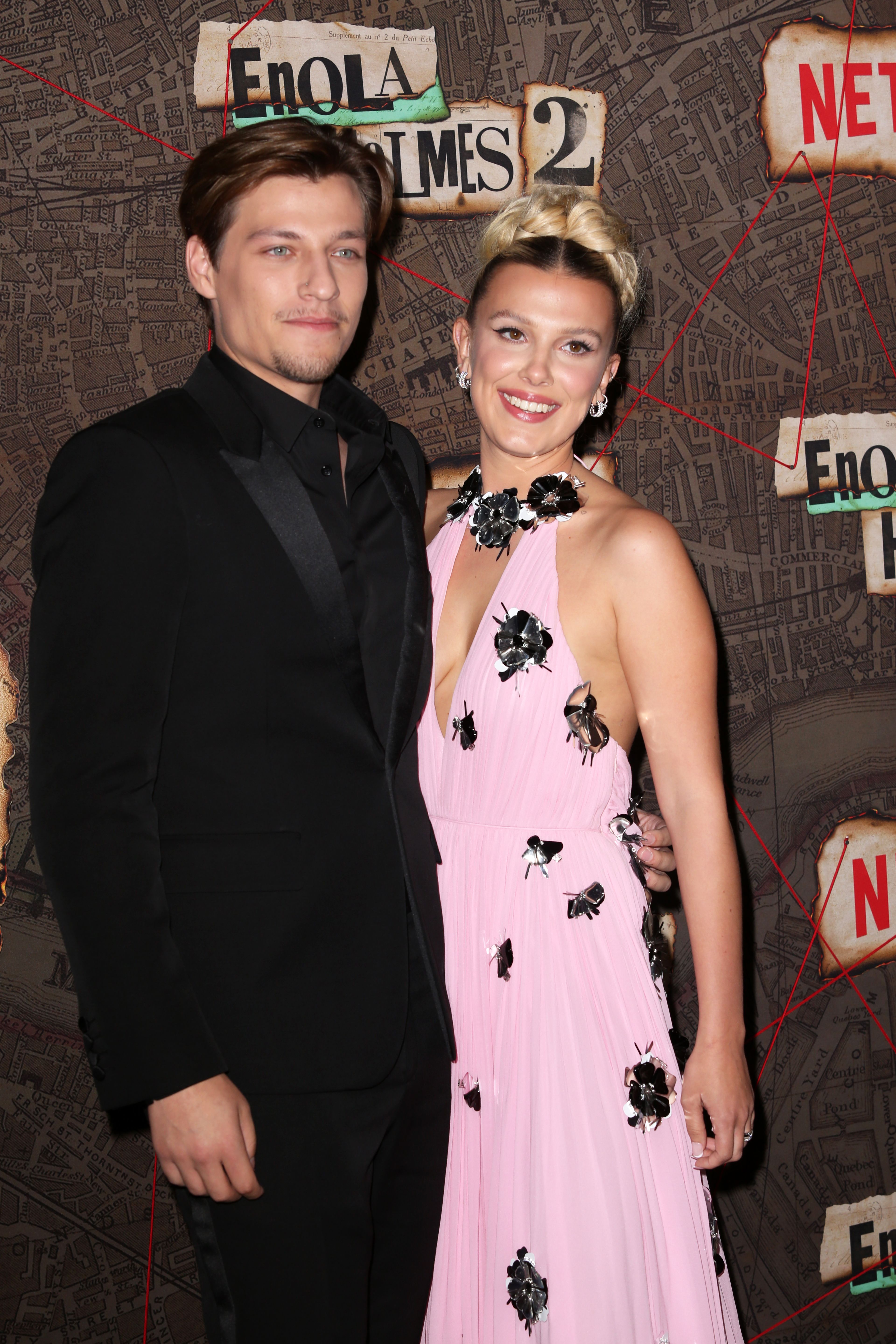 Millie Bobby Brown Stuns In A Pink Gown At The Premiere Of Enola Holmes 2