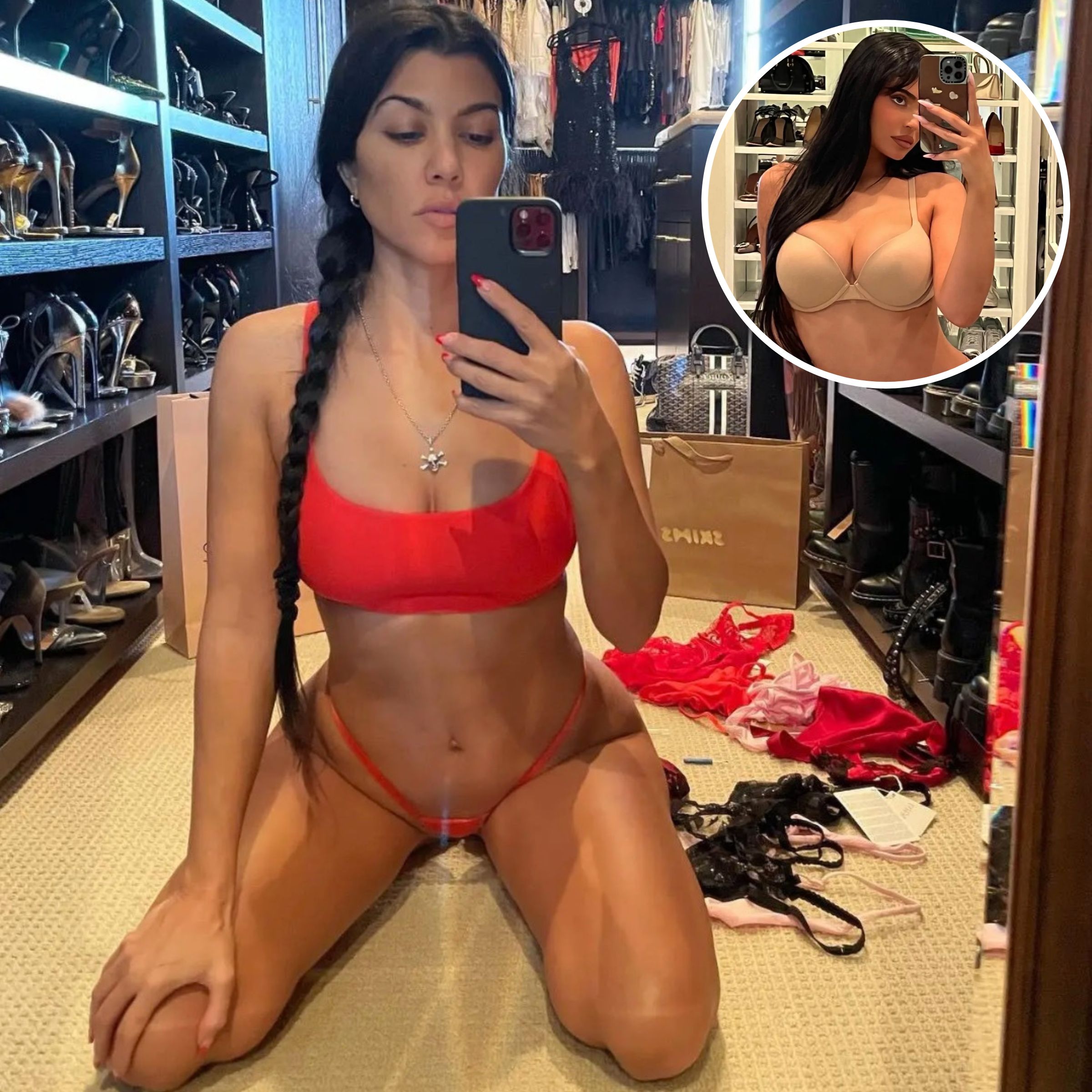 2400px x 2400px - Kardashian-Jenner Sisters Underwear Photos: Bras, Panties