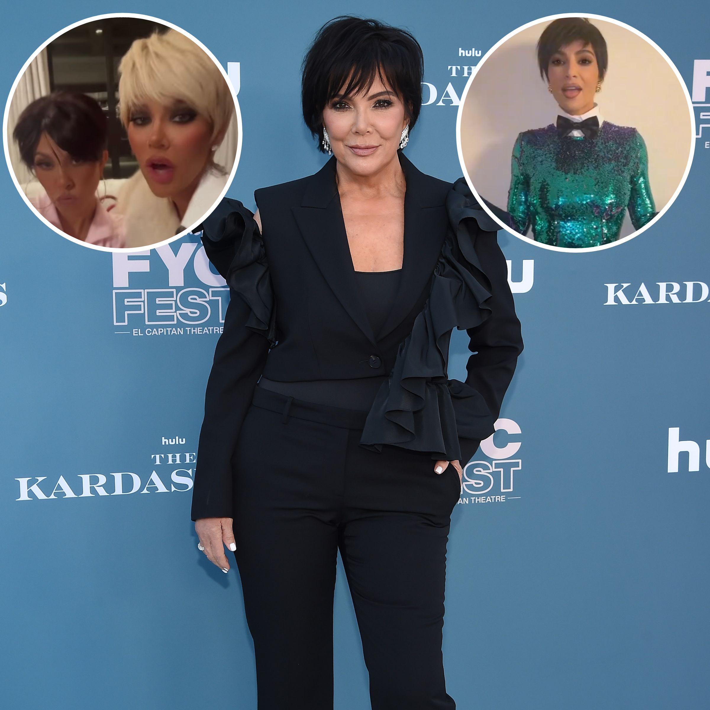 The Kardashians Kris Jenner Green Jacket