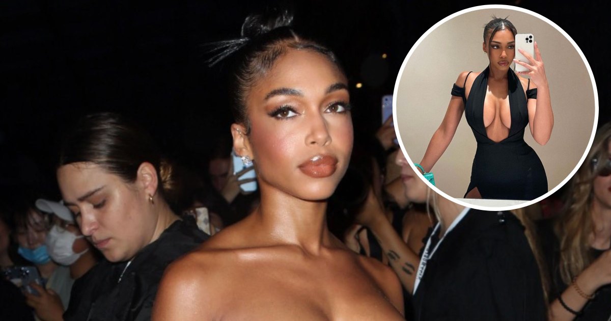 Lori Harvey goes braless in white crop top and flashes abs as she
