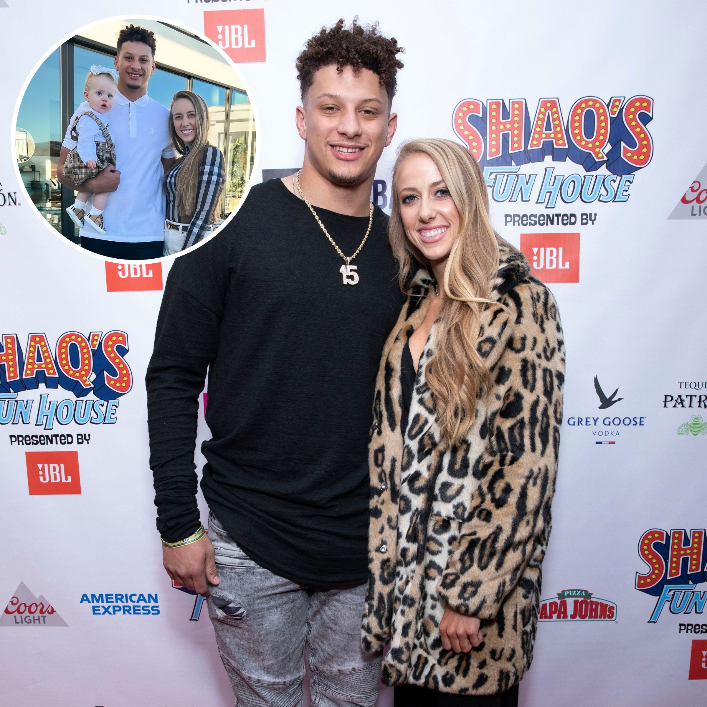 Patrick Mahomes, Brittany Matthews Reveal Son Bronze's Face: Pic