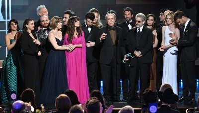 Aubrey Plaza's stylist defends revealing gown after SAG Awards wardrobe  malfunction row, Celebrity News, Showbiz & TV