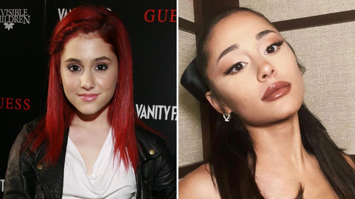 Blue Hair Ariana Grande Look Alike Porn - Ariana Grande Transformation: Photos of Her Then and Now