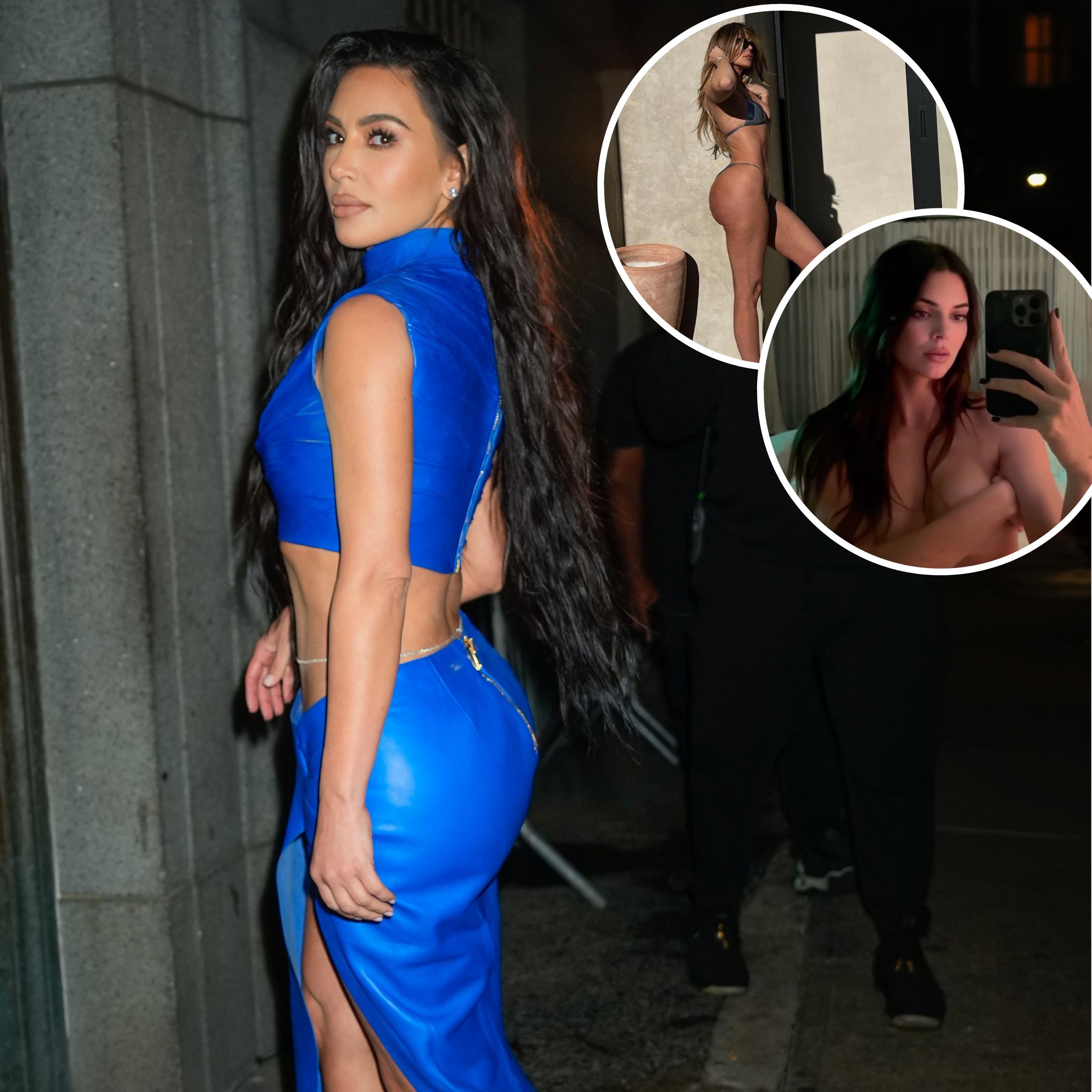 PIC] Kourtney Kardashian's Nip Slip In Corset Top At Kendall's