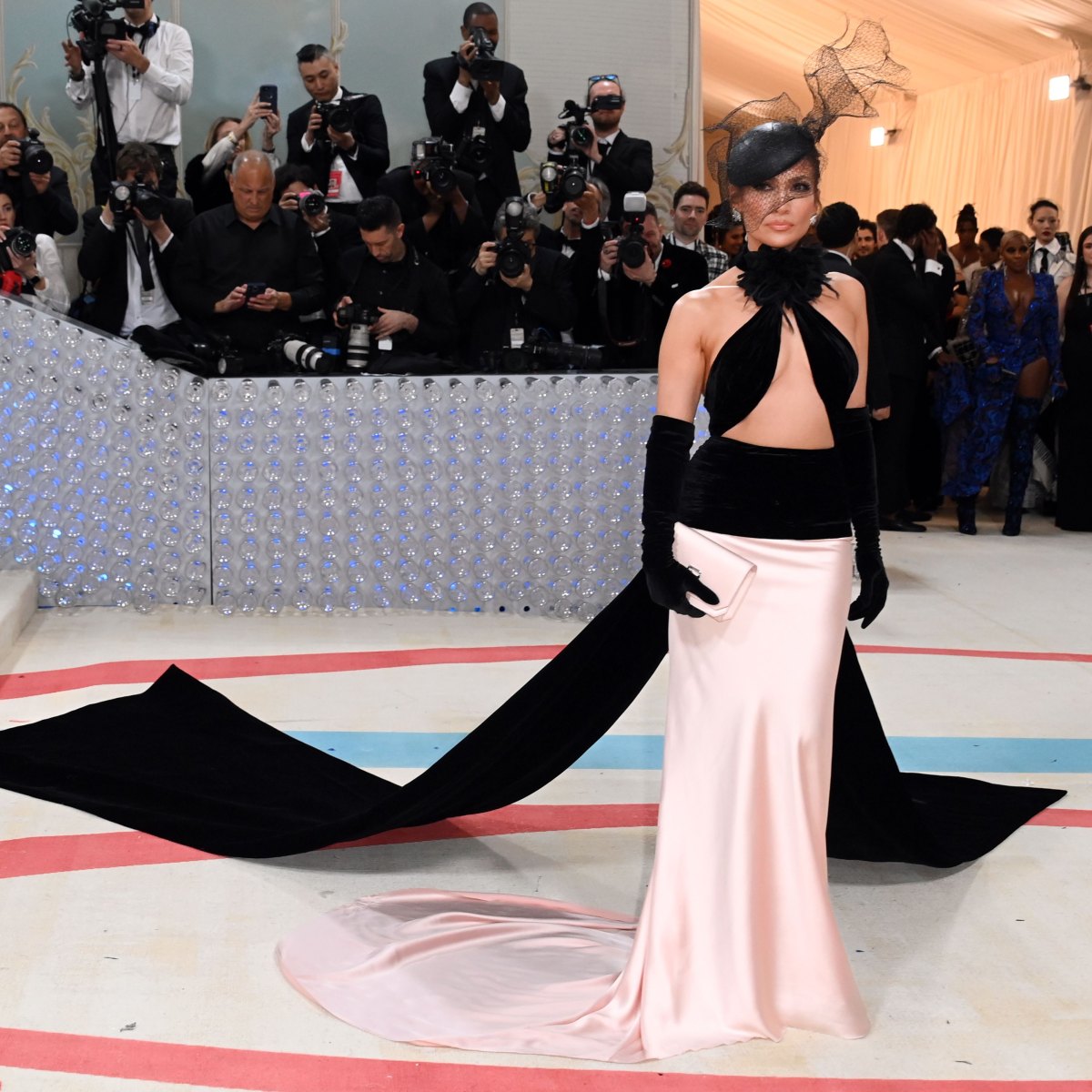 At the Met Gala, Charlize wore Dior Couture, choosing the same