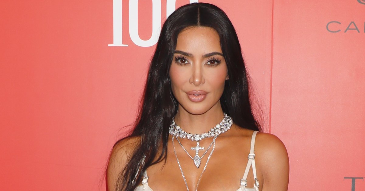 Kim Kardashian continues to plug her Skims shapewear line in new