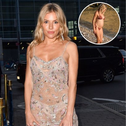 Sienna Miller Pregnancy with Baby No. 2: Belly Bump Photos