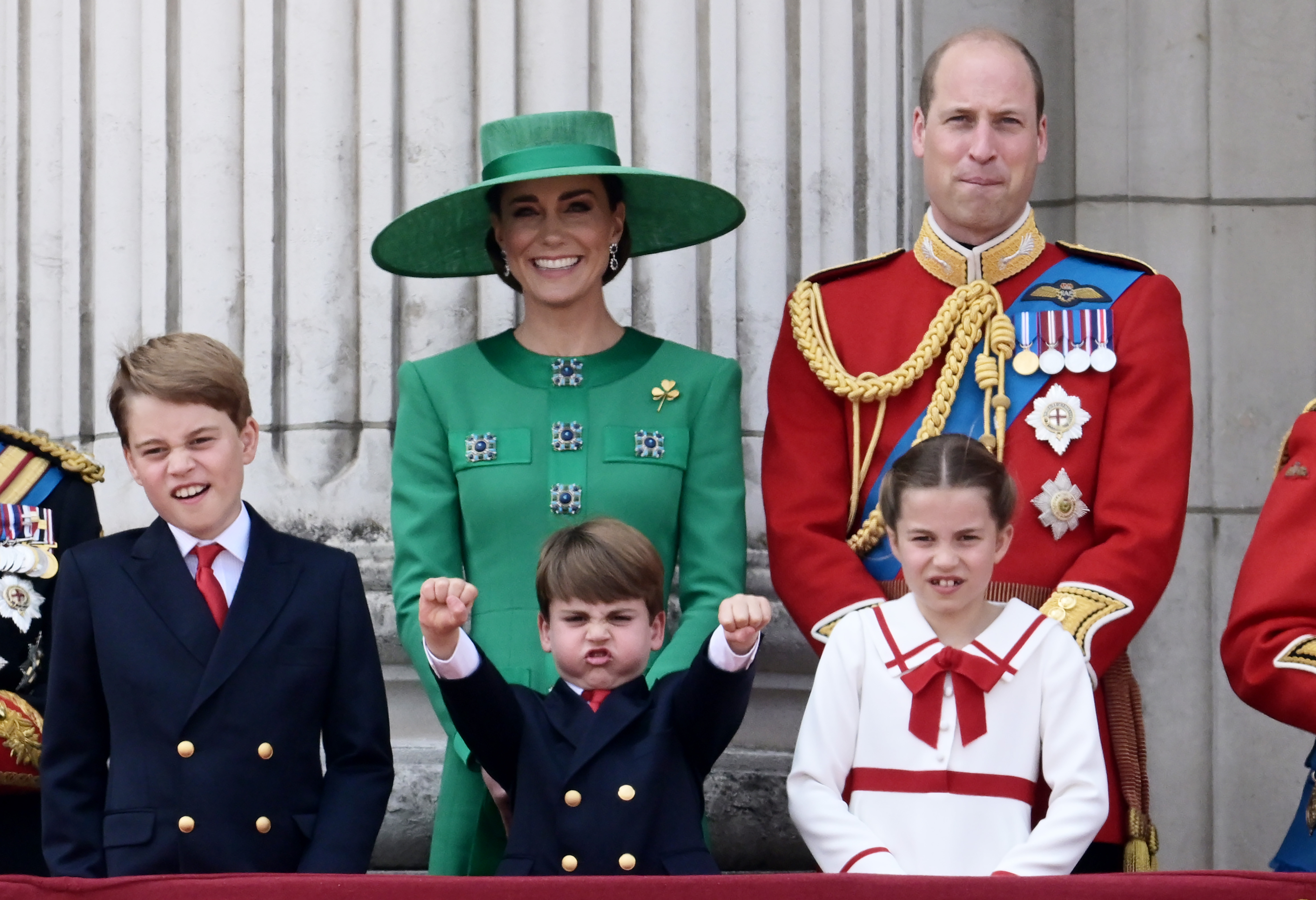 Kate Middleton, Prince William and Kids Greet King Felipe at Wimbledon