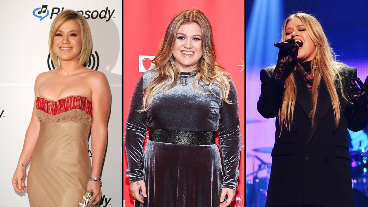 Kelly Clarkson's Weight Loss See Before and After Photos