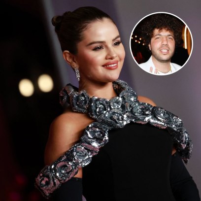 selena gomez cuddles boyfriend benny blanco in new photo