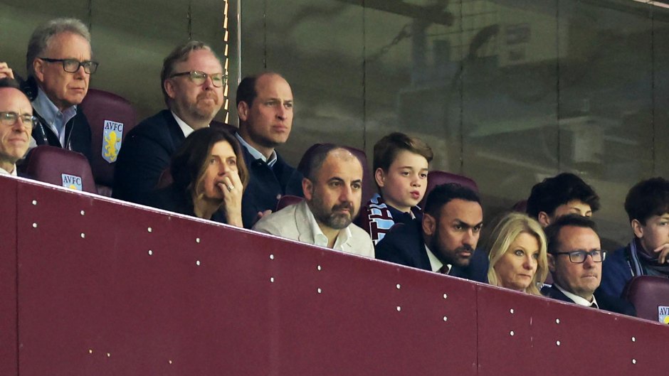 Prince William Spotted With Son George at Soccer Game