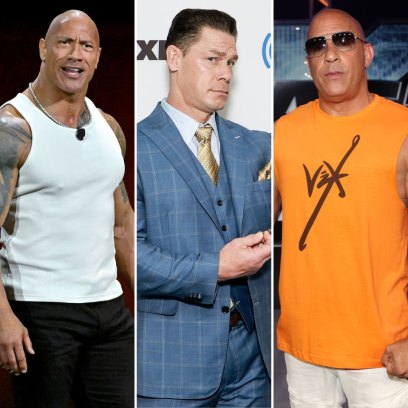 dwayne 'the rock' johnson, john cena, vin diesel