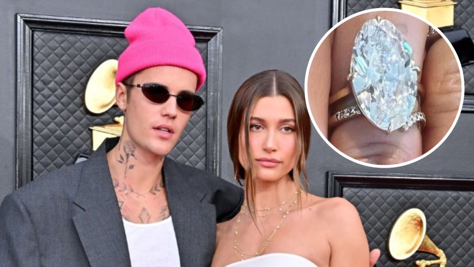 Hailey Bieber Shows Off Massive New Diamond Ring From Justin