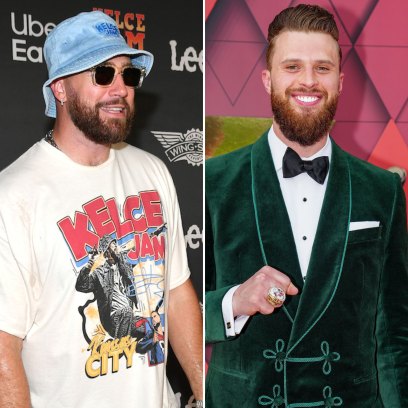 travis kelce reacts to harrison butkers graduation speech