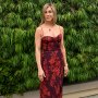 Jennifer Aniston Stuns in Red Dress After Plastic Surgery Visit