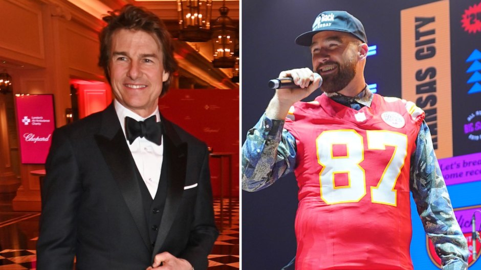 Travis Kelce Dances With Tom Cruise at Taylor Swift Concert