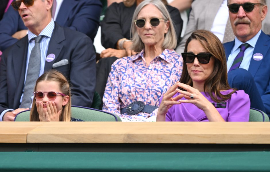 Kate Middleton and Princess Charlotte Enjoy Wimbledon