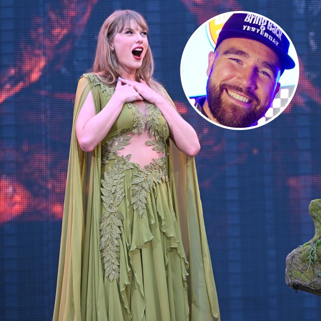 Travis Kelce Hypes Up Taylor as They Leave Dublin Eras Tour | Life & Style