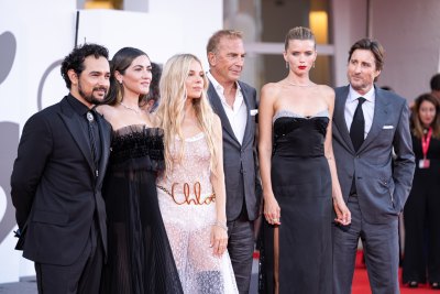 Isabelle Fuhrman, Director Kevin Costner, Abbey Lee, Georgia MacPhail and Luke Wilson